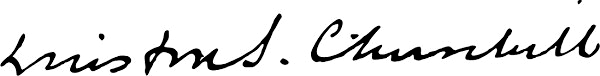 Churchill signature